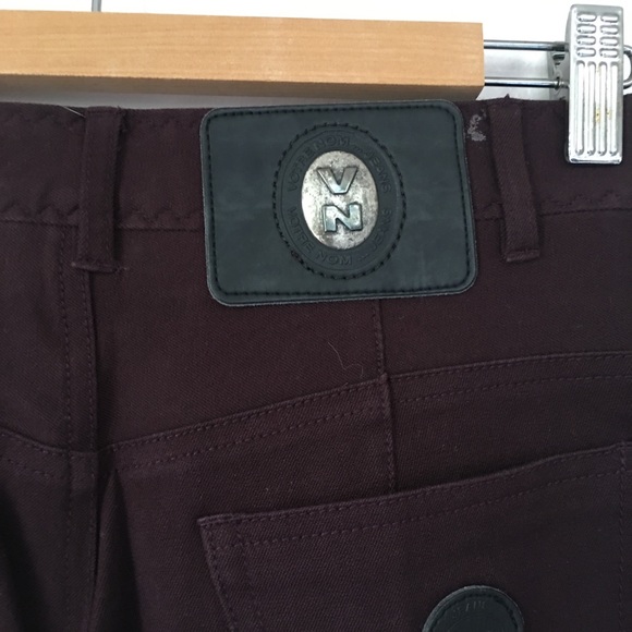 Suede high waisted stretch pants - Picture 3 of 5